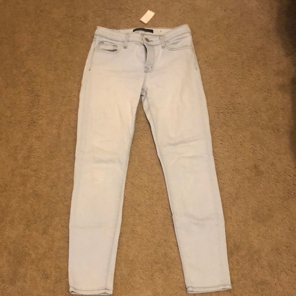 Jbrand size 27 light bleach skinny jeans